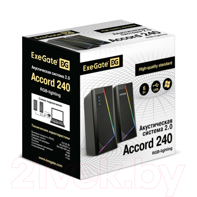 Мультимедиа акустика ExeGate Accord 240