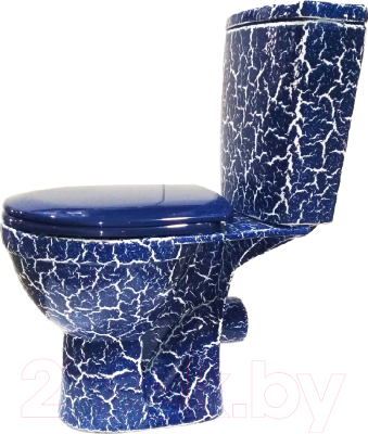 Унитаз напольный Rosa Рио Кракелюр - фото