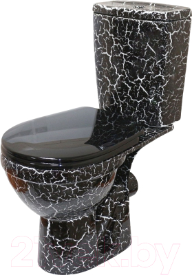 Унитаз напольный Rosa Рио Кракелюр - фото