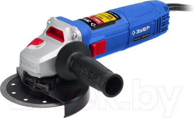 Угловая шлифовальная машина Зубр УШМ-П125-1100 Э - фото