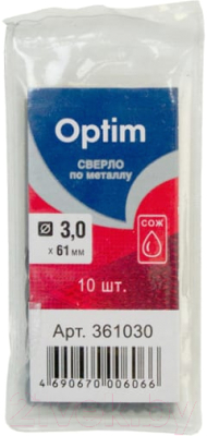 Набор сверл Optim 361030.21