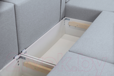 Диван угловой Mio Tesoro Бриз правый (Preston 905)