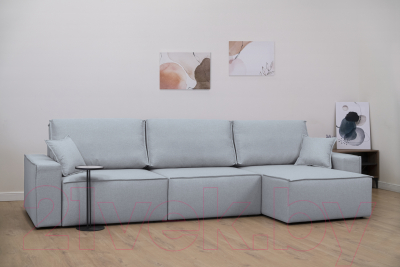 Диван угловой Mio Tesoro Бриз правый (Preston 905)