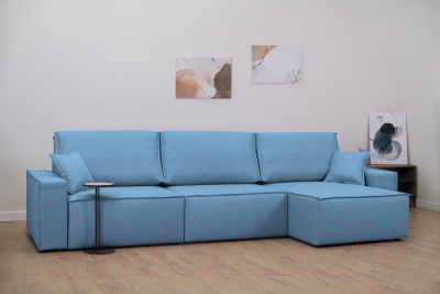 Диван угловой Mio Tesoro Бриз правый (Preston 750)