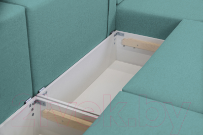 Диван угловой Mio Tesoro Бриз левый (Preston 672)