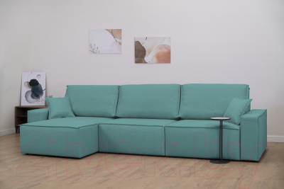 Диван угловой Mio Tesoro Бриз левый (Preston 672)