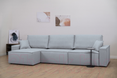 Диван угловой Mio Tesoro Бриз левый (Preston 905)