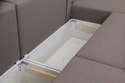 Диван угловой Mio Tesoro Бриз левый (Preston 232)