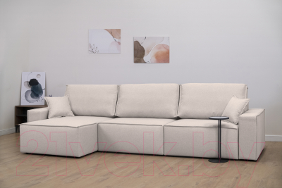 Диван угловой Mio Tesoro Бриз левый (Preston 130)