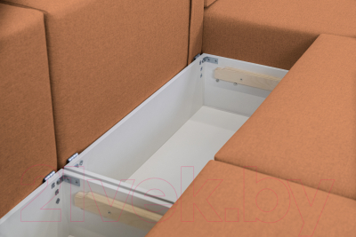 Диван угловой Mio Tesoro Бриз левый (Preston 420)