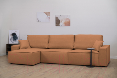 Диван угловой Mio Tesoro Бриз левый (Preston 420)