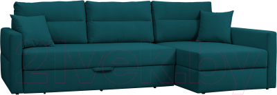 Диван угловой Mio Tesoro Лира правый (Velutto 20) - фото