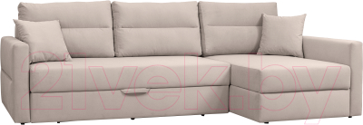 Диван угловой Mio Tesoro Лира правый (Velutto 04) - фото