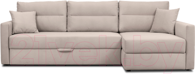 Диван угловой Mio Tesoro Лира правый (Velutto 04)