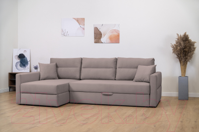 Диван угловой Mio Tesoro Лира левый (Velutto 06)