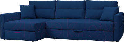 Диван угловой Mio Tesoro Лира левый (Velutto 26) - фото