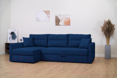 Диван угловой Mio Tesoro Лира левый (Velutto 26)