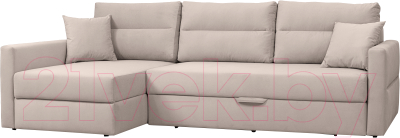 Диван угловой Mio Tesoro Лира левый (Velutto 04) - фото