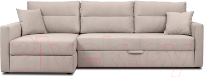 Диван угловой Mio Tesoro Лира левый (Velutto 04)