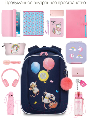 Школьный рюкзак Grizzly RAf-392-3