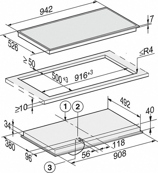 Электрическая варочная панель Miele KM 6565 FR