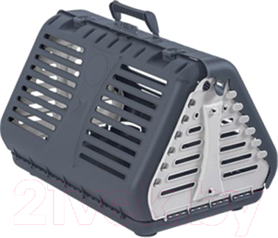 Переноска для животных Rotho Toby 4000808086 (графит) - фото