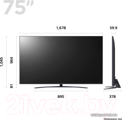 Телевизор LG 75UR81006LJ