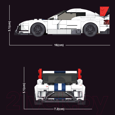 Конструктор Mould King Dodge Viper ACR Roadster / 27011