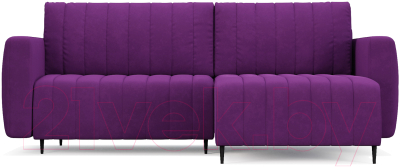Диван угловой Mebel-Ars Маркфул/Флорент (фиолетовый)