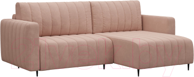 Диван угловой Mebel-Ars Маркфул/Флорент (кордрой бежевый) - фото