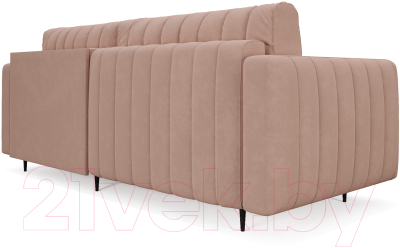 Диван угловой Mebel-Ars Маркфул/Флорент (кордрой бежевый)