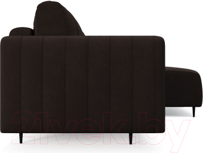Диван угловой Mebel-Ars Маркфул/Флорент (кордрой коричневый)