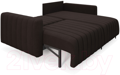 Диван угловой Mebel-Ars Маркфул/Флорент (кордрой коричневый)