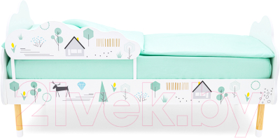 Кровать-тахта детская Бельмарко Stumpa Облако Ферма / 10097