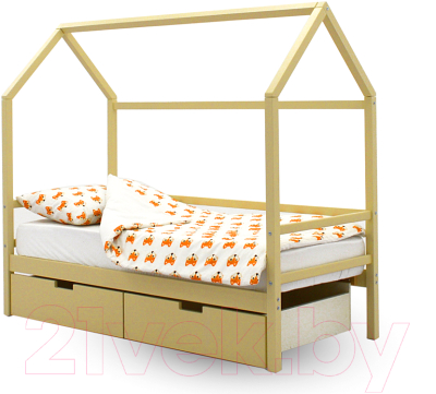 Стилизованная кровать детская Бельмарко Svogen Домик / 678