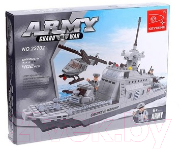 Конструктор Keyixing Боевой катер / 576081 - фото