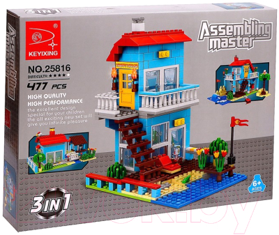 Конструктор Keyixing Загородный домик / 2575327 - фото