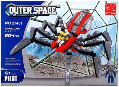 Конструктор Keyixing Паук-пришелец / 587688