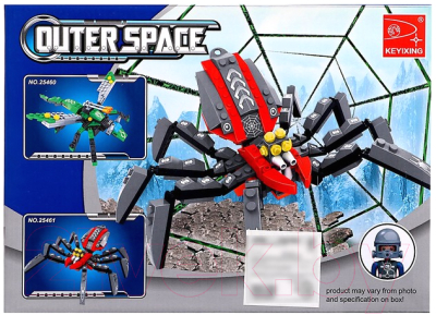 Конструктор Keyixing Паук-пришелец / 587688