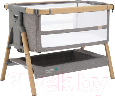 Детская кровать-трансформер Tutti Bambini CoZee XL 60x120 (Oak/Charcoal) - фото