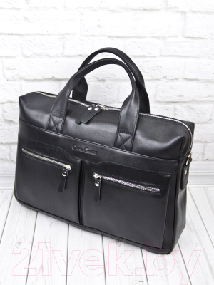 Сумка для ноутбука Carlo Gattini Premium Lugano / 1007-51 (черный)