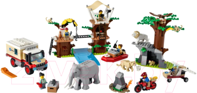 Конструктор Lego City Лагерь спасения дикой природы / 60307