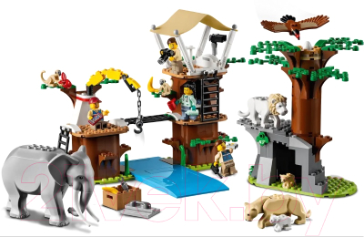 Конструктор Lego City Лагерь спасения дикой природы / 60307