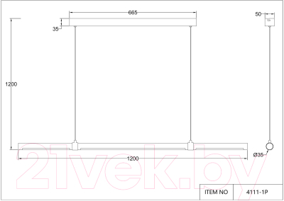 Потолочный светильник FAVOURITE 4111-1P