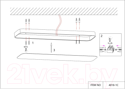 Потолочный светильник FAVOURITE 4078-1C