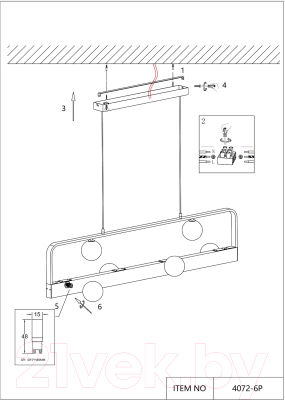 Люстра FAVOURITE 4072-6P