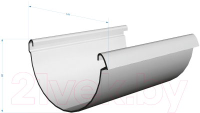 Желоб водостока Docke Lux PVLZ-1044