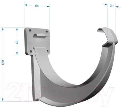 Кронштейн желоба Docke Lux PVLK-1044