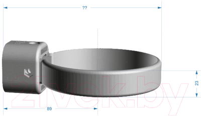 Хомут для водостока Docke Lux PVLH-1044