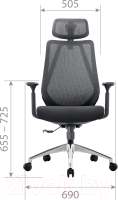 Кресло офисное Chairman CH580 (черный)